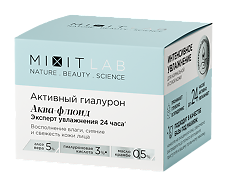 Купить Mixit Lab Активный гиалурон аква-флюид с алоэ и гиалуроновой кислотой для сухой кожи 50 мл 1 шт цена