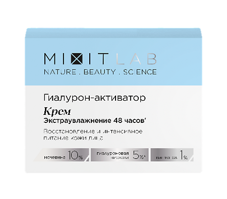 Изображение товара Mixit Lab WOW Крем экстраувлажнение с мочевиной и гиалуроновой кислотой для всех типов кожи 50 мл 1 шт