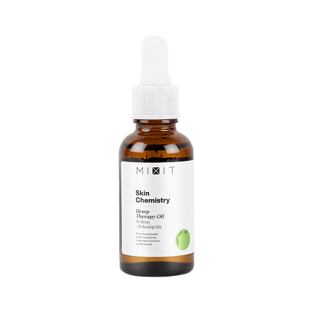 Mixit Skin Chemistry Регенерирующая олео-сыворотка с маслами конопли и шиповника 30 мл 1 шт