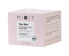 Купить Mixit Your Skin Увлажняющий крем для жирной кожи лица 50 мл 1 шт цена