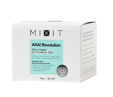 Изображение товара Mixit AHA! Revolution Дневной крем для лица гликолевой кислотой 3% 50 мл 1 шт