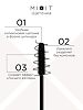 Mixit Тушь для ресниц с эффектом объема Make Up Ultra black Volume Mascara черная 9,8 г 1 шт