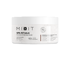 Купить Mixit Spa Rituals Соляной скраб-бальзам для тела с кокосовой стружкой 300 г 1 шт цена