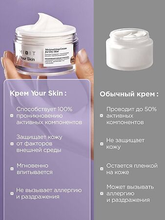 Mixit Your Skin Увлажняющий крем для сухой кожи лица 50 мл 1 шт