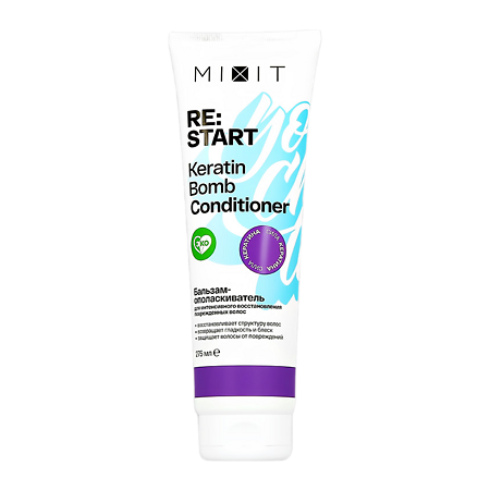 Изображение товара Бальзам-ополаскиватель для восстановления волос Mixit Re:Start 275 мл