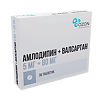 Амлодипин+Валсартан таблетки покрыт.плен.об. 5 мг+80 мг 30 шт