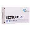 Бисопролол таблетки покрыт.плен.об. 2,5 мг 60 шт