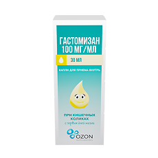 Изображение товара Гастомизан капли для приема внутрь 100 мг/мл фл 30 мл 1 шт