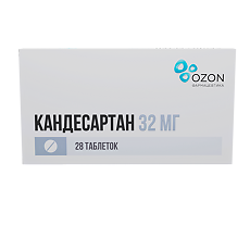 Изображение товара Кандесартан таблетки 32 мг 28 шт