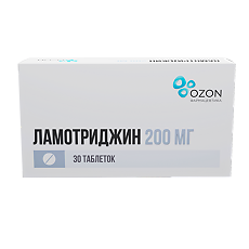 Изображение товара Ламотриджин таблетки 200 мг 30 шт