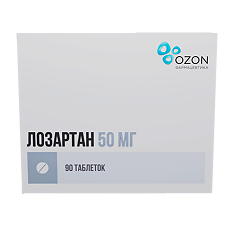 Купить Лозартан таблетки покрыт.плен.об. 50 мг 90 шт цена