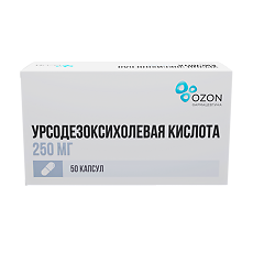 Изображение товара Урсодезоксихолевая кислота капсулы 250 мг 50 шт