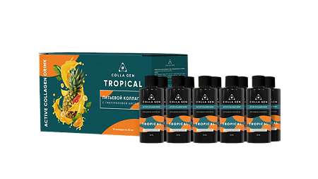 Питьевой коллаген Tropical жидкость во фл по 50 мл 10 шт