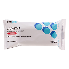 Купить Салфетки стерильные Evers Med из нетканого материала 16 х 14 см 10 шт цена