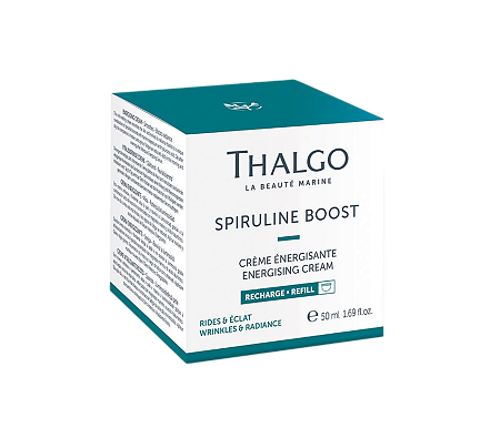 Thalgo Spiruline Boost Энергизирующий крем для лица сияния и коррекции морщин см/блок 50 мл 1 шт