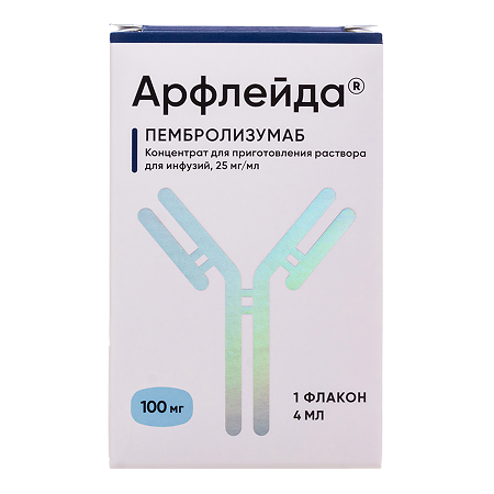 Арфлейда концентрат д/приг раствора для инфузий 25 мг/мл 4 мл 1 шт