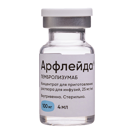 Арфлейда концентрат д/приг раствора для инфузий 25 мг/мл 4 мл 1 шт