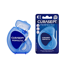 Купить Curasept Perfecto Зубная нить губчатая мягковолокнистая суперфлосс 50 шт цена