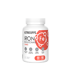 Купить Ultrasupps Железо/Iron 18 мг капсулы массой 325 мг 60 шт цена