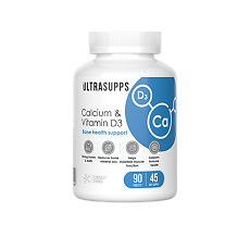 Купить Ультрасаппс Кальций и Витамин Д3 / Ultrasupps Calcium & Vitamin D3 таблетки массой 1700 мг 90 шт цена