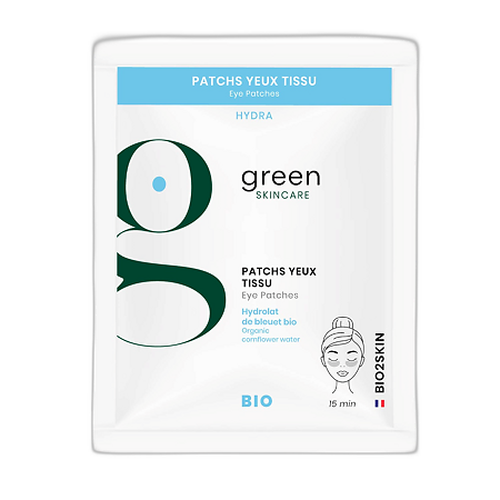 Green Skincare Hydra Увлажняющие органические патчи для глаз саше 1 шт