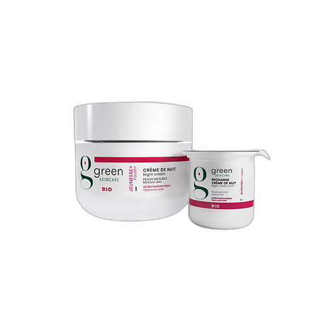 Green Skincare Youth+ Ночной крем против морщин с гиалуроновой кислотой 50 мл 1 шт
