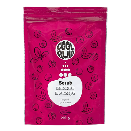 Cool Rule Скраб для тела Клюква в сахаре 200 г 1 шт