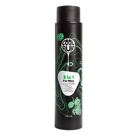 Изображение товара Cool Rule Средство 3 в 1 для мужчин: шампунь кондиционер и гель для душа Ледяной Кедр 400 мл 1 шт