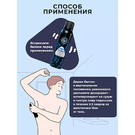 Cool Rule Дезодорант-Антиперспирант мужской Энергия Ветра 150 мл 1 шт