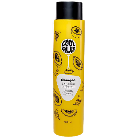 Изображение товара Cool Rule Шампунь Питание&Укрепление для всех типов волос Папайя&Банан 400 мл 1 шт
