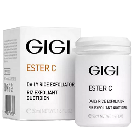 GIGI Ester C Эксфолиант для очищения и микрошлифовки кожи Daily Rice Exfoliator 50 мл 1 шт