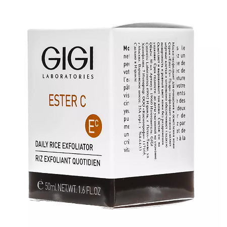 GIGI Ester C Эксфолиант для очищения и микрошлифовки кожи Daily Rice Exfoliator 50 мл 1 шт