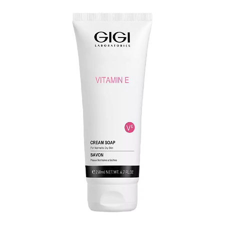 Изображение товара GIGI Vitamin E Жидкое крем-мыло для сухой и обезвоженной кожи Cream Soap 250 мл 1 шт