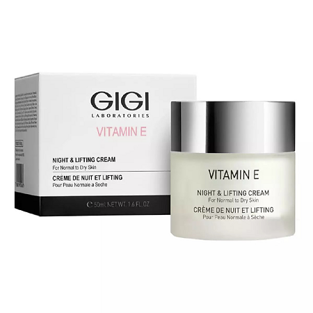 GIGI Vitamin E Крем ночной лифтинговый Night&Lifting cream 50 мл 1 шт