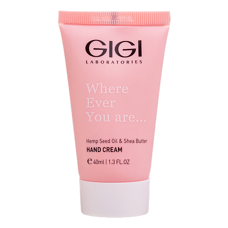 GIGI Where Ever You Are Крем для рук с конопляным маслом и Ши Hemp Seed Oil & Shea Butter 40 мл 1 шт
