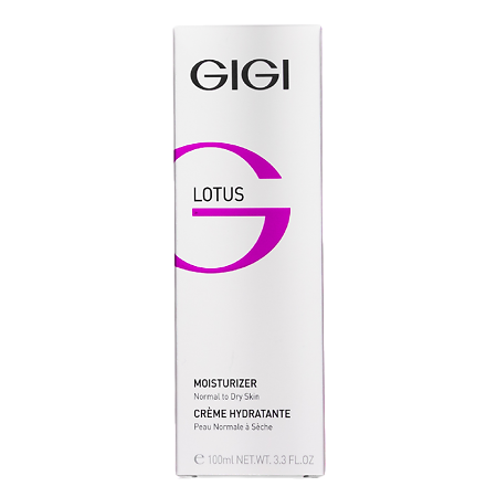 Изображение товара GIGI Lotus Крем увлажняющий для нормальной и сухой кожи лица Moisturizer Normal To Dry Skin 100 мл 1 шт