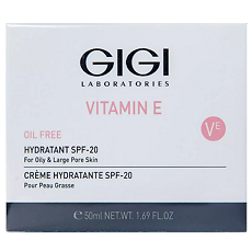 Купить GIGI Vitamin E Крем увлажняющий для комбинированной и жирной кожи Hydratant SPF20 50 мл 1 шт цена