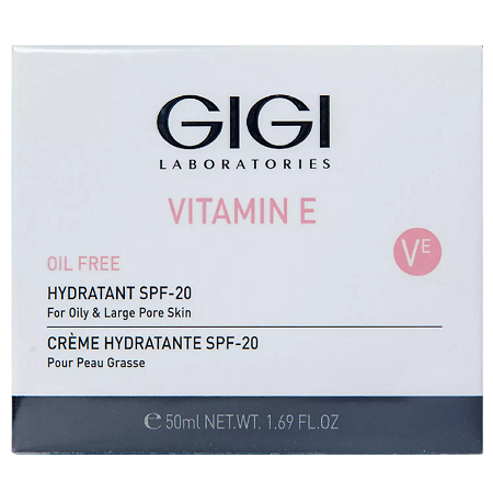 Изображение товара GIGI Vitamin E Крем увлажняющий для комбинированной и жирной кожи Hydratant SPF20 50 мл 1 шт