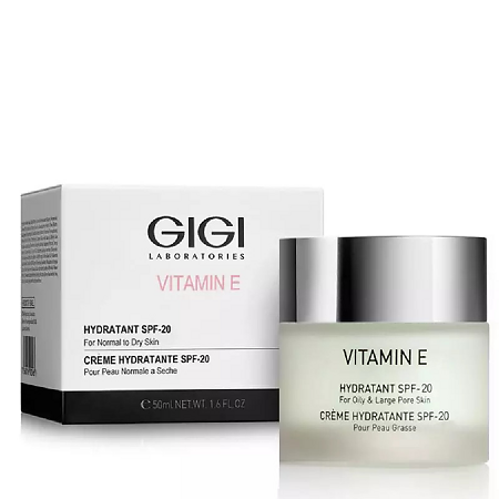 GIGI Vitamin E Крем увлажняющий для комбинированной и жирной кожи Hydratant SPF20 50 мл 1 шт