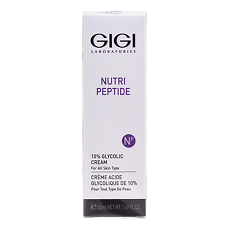 Изображение товара GIGI Nutri Peptide Пептидный крем для лица с 10% гликолиевой кислотой 10% Glycolic Cream 50 мл 1 шт