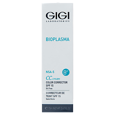 Купить GIGI Bioplasma Крем для коррекции цвета кожи лица CC-Cream Color Corrector SPF15 75 мл 1 шт цена