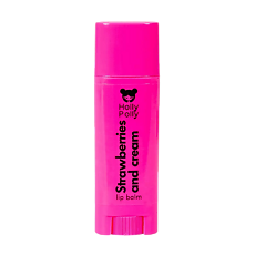 Купить Holly Polly Бальзам для губ Crazy in love Клубника со сливками 4,8 г 1 шт цена