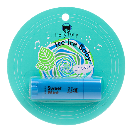 Holly Polly Бальзам для губ Ice Ice Baby Сладкая Мята 4,8 г 1 шт