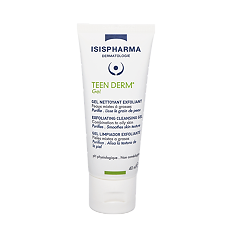 Купить IsisPharma Teen Derm Гель для умывания очищающий и отшелушивающий для проблемной кожи 40 мл 1 шт цена