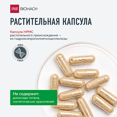 Сплат (Splat) Биохак+ Железо 28 мг плюс синергисты йод, витамины капсулы массой 440 мг 90 шт