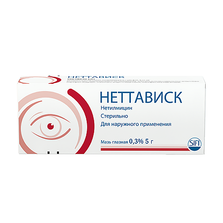Неттависк мазь глазная 0,3% 5 г 1 шт