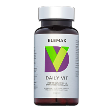 Купить Elemax Daily Vit Дейли Вит капсулы по 650 мг 30 шт цена