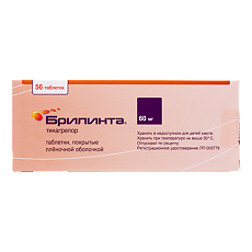 Купить Брилинта таблетки покрыт.плен.об. 60 мг 56 шт цена