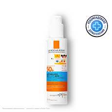 Купить La Roche-Posay Anthelios UVMUNE 400 Спрей для лица и тела солнцезащитный детский SPF50+/PPD27 200 мл 1 шт цена