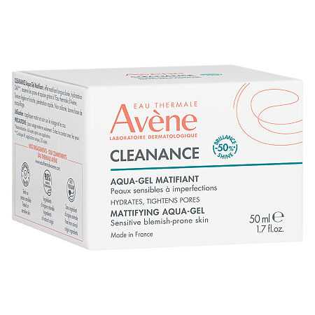 Avene Cleanance Aqua-Gel Аква-гель матирующий для лица 50 мл 1 шт